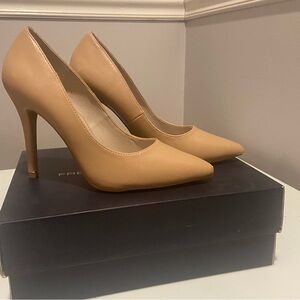 French Connection Tan Heels